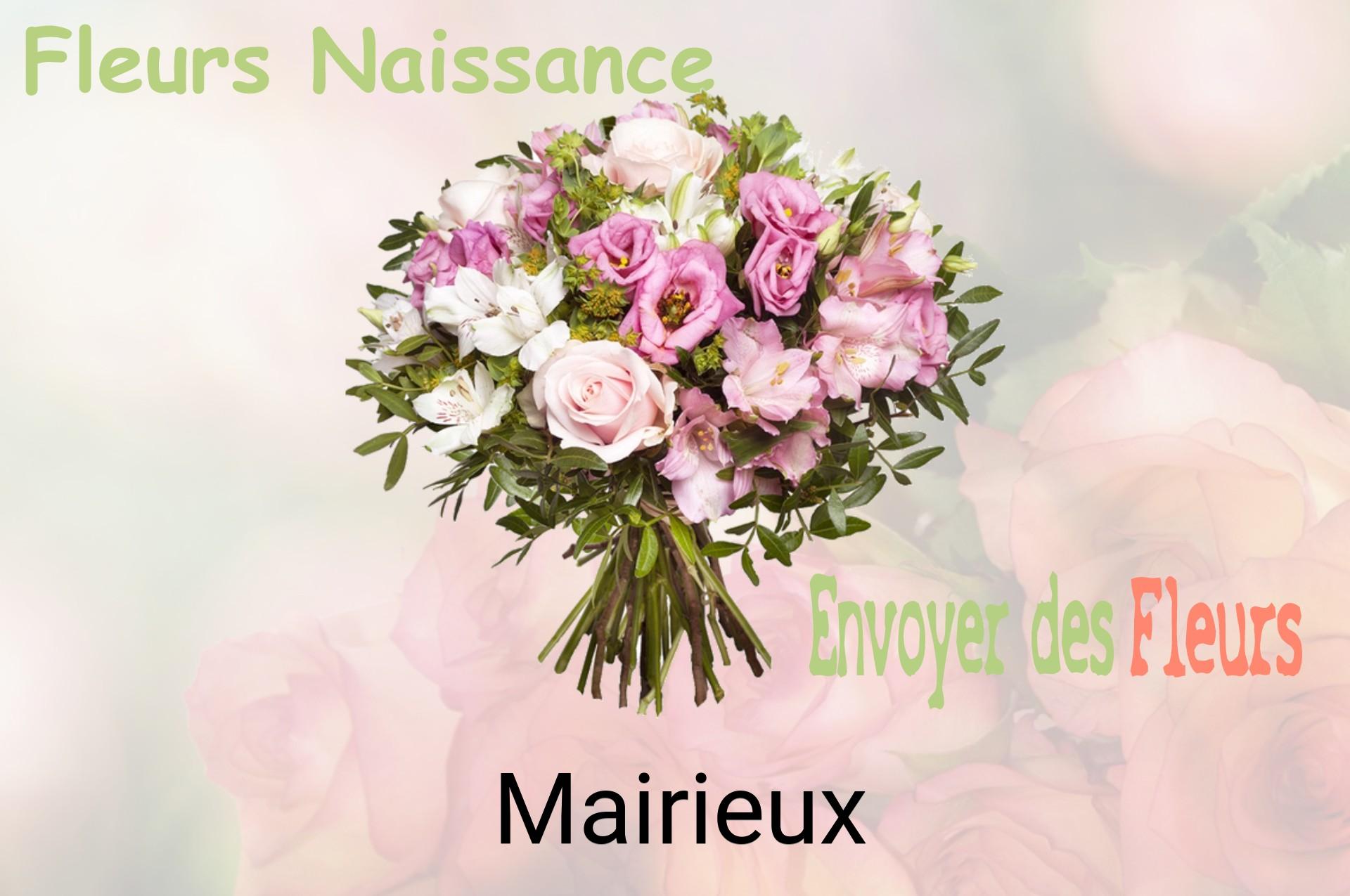 Bouquet de fleurs de naissance livré à Mairieux